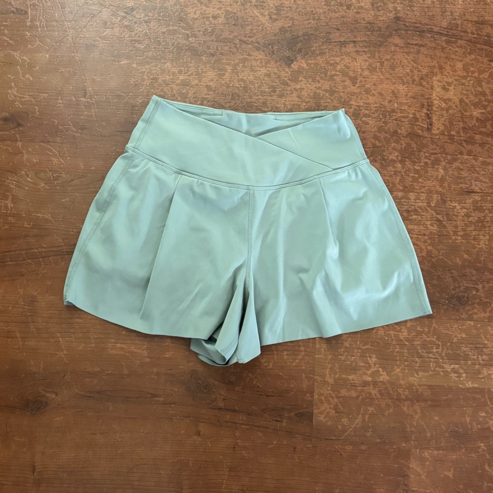 Light Sage Athletic Shorts